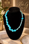 Niki G No. 11 | Asymmetrical Turquoise Gemstone Necklace