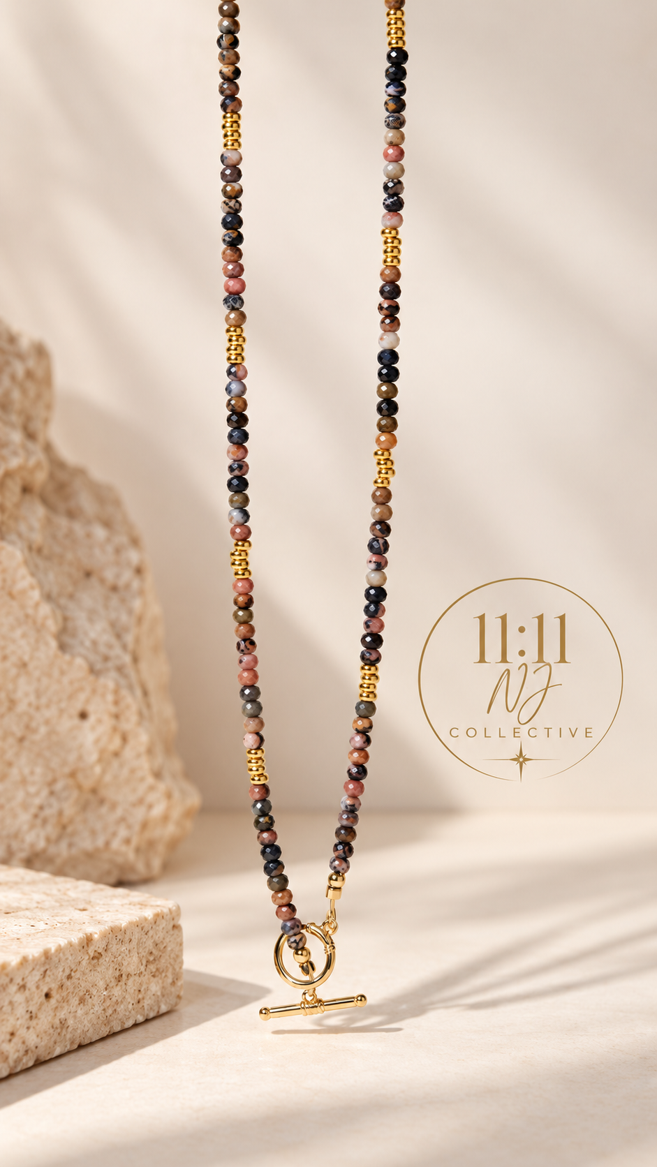 The Intention Layering Necklace | Custom Gemstone Necklace