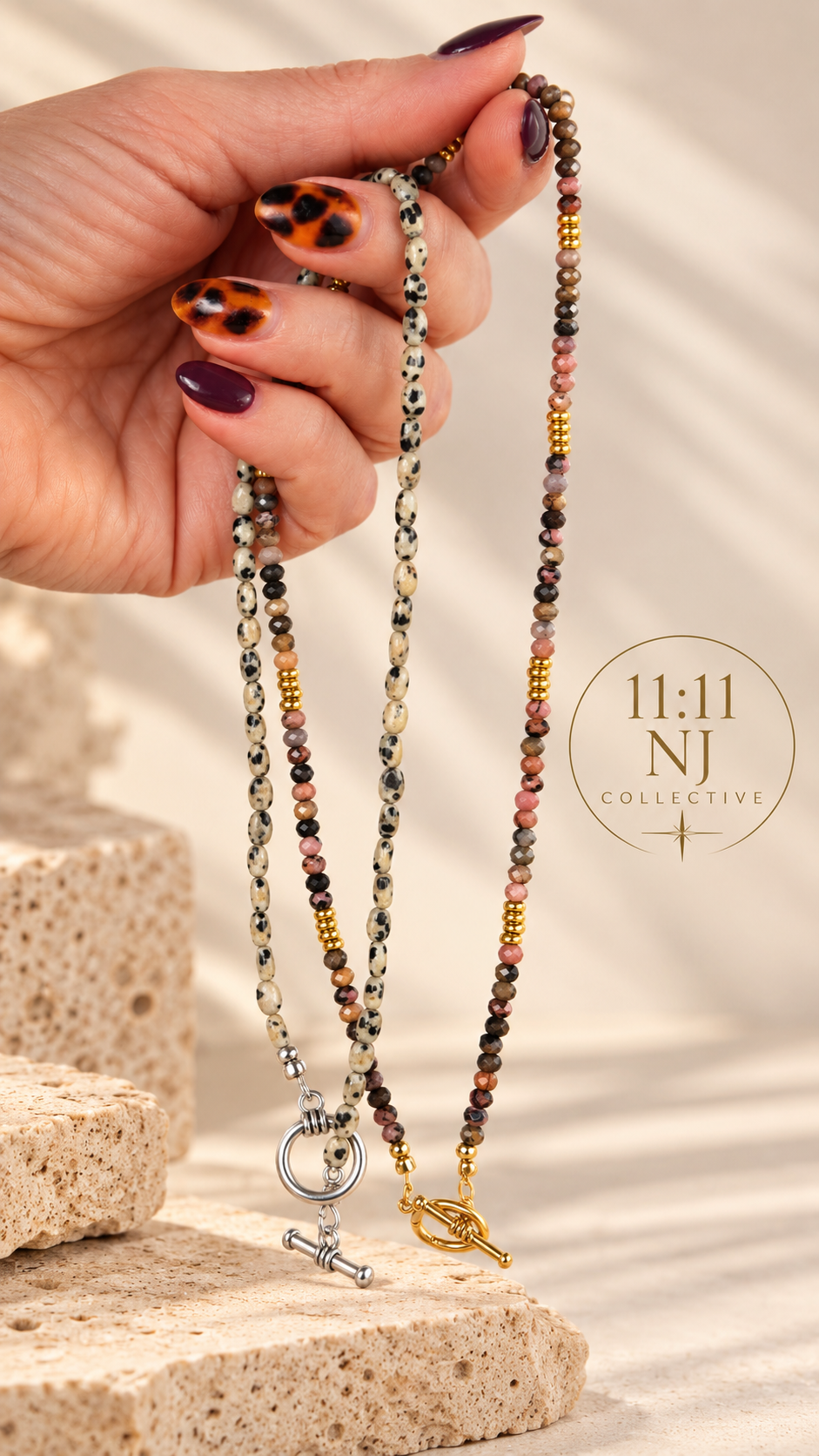 The Intention Layering Necklace | Custom Gemstone Necklace