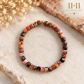 Wild Rose | Natural Rhodochrosite Stretch Bracelet