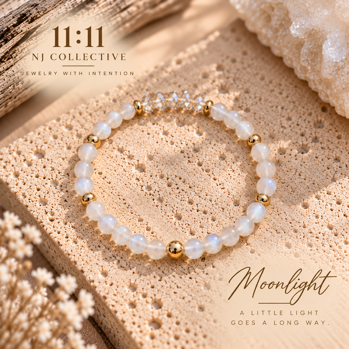 Moonlight — Natural Moonstone Bracelet